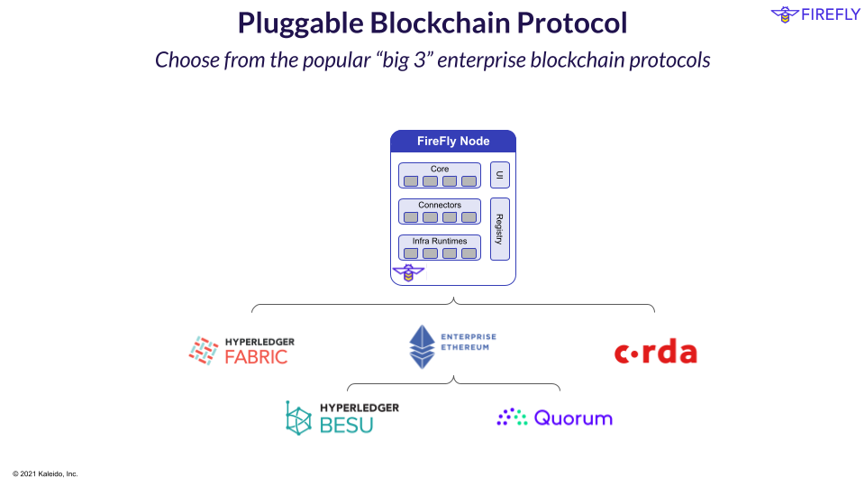 FireFly Multiple Blockchain Protocols